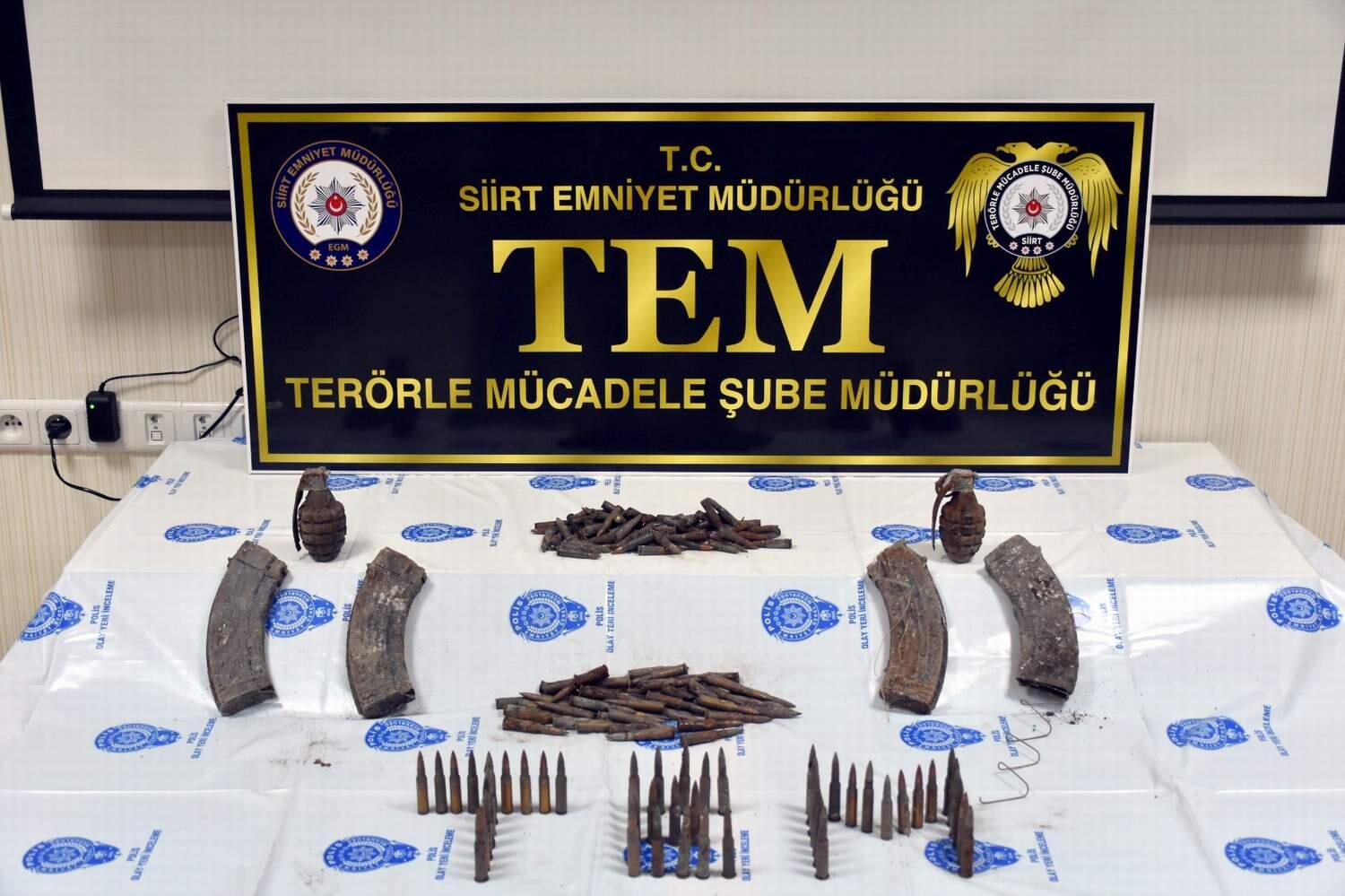Siirt’te terör örgütü PKK’ya darbe! Hepsi ele geçirildi