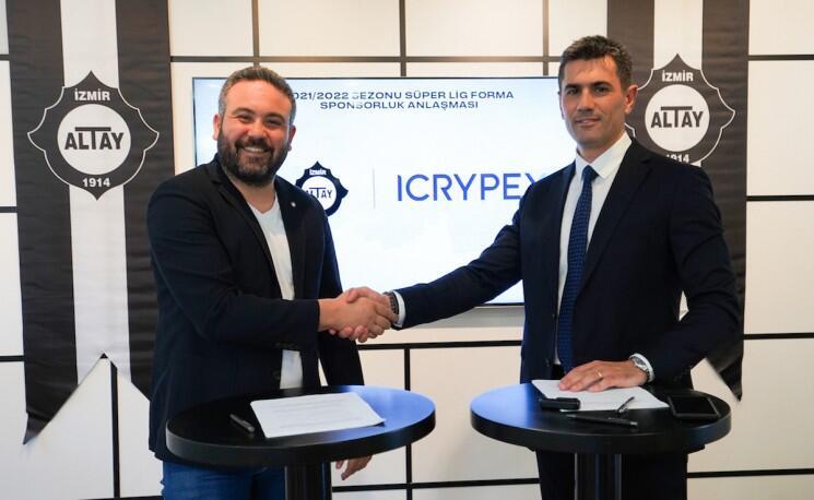 18 Yıl Sonra Süper Lig’e Yükselen Altay’ın Forma Kol Sponsoru ICRYPEX Oldu