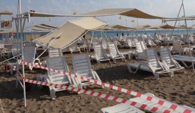 Antalya’da sahili ‘hortum’ vurdu, 6 turist yaralandı
