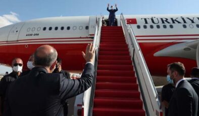 Cumhurbaşkanı Erdoğan, KKTC’den ayrıldı