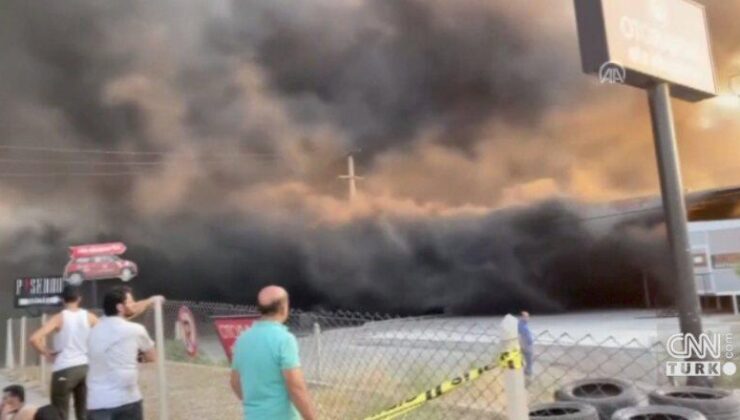 Kahramanmaraş’ta fabrika yangını… Tekstil fabrikasındaki alevlere müdahale ediliyor