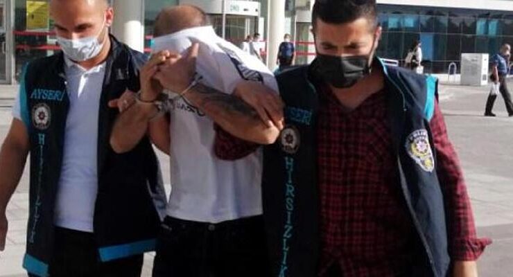 Kayseri’de 2 ayda 10 evi soydu, tutuklandı