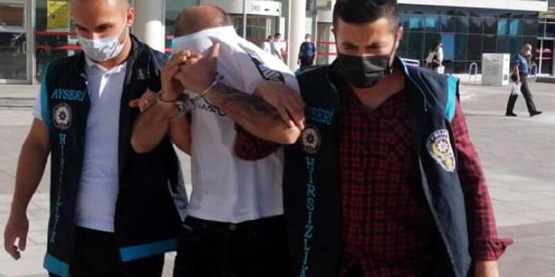 Kayseri’de 2 ayda 10 evi soydu, tutuklandı