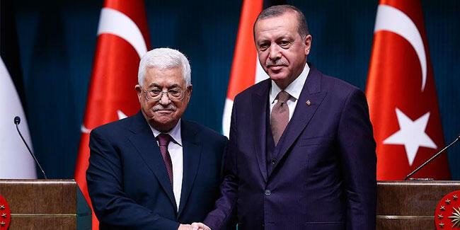 Son dakika… Cumhurbaşkanı Erdoğan, Filistin Devlet Başkanı Abbas ile görüştü