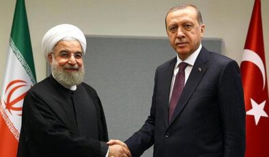 Son dakika… Cumhurbaşkanı Erdoğan, Ruhani ile görüştü
