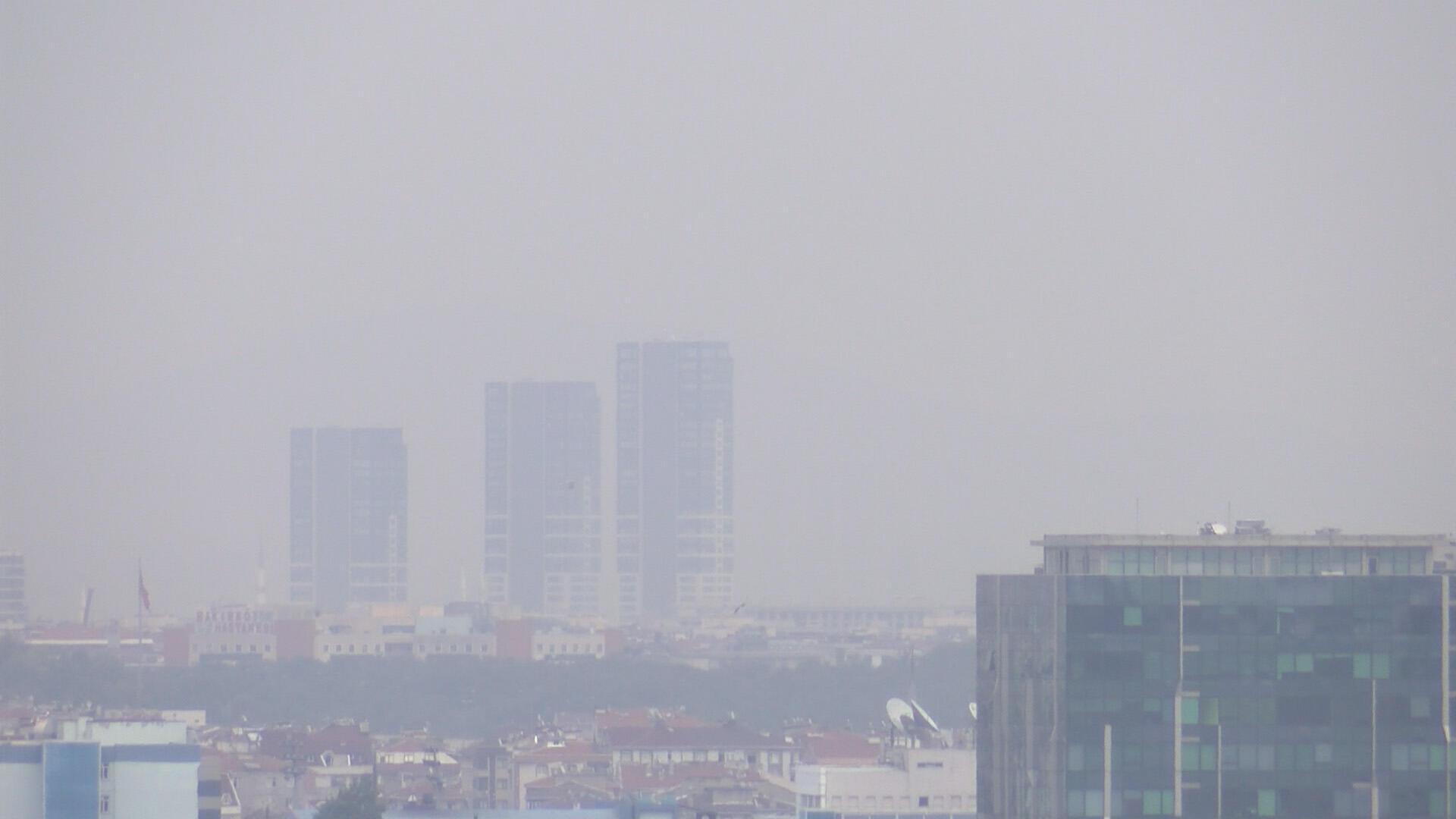İstanbul’u kül bulutu sardı