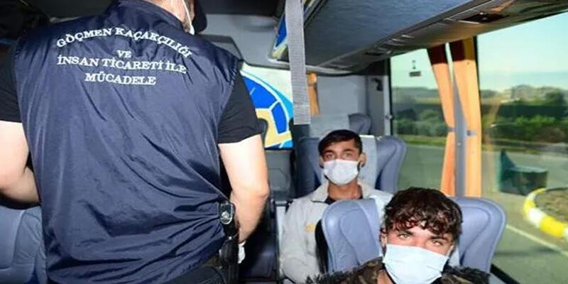 Kocaeli’de 50 düzensiz göçmen yakalandı