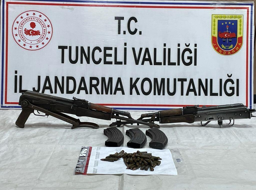 Tunceli’de teröristlerin kullandığı sığınaklar imha edildi
