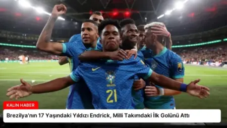 Brezilya’nın 17 Yaşındaki Yıldızı Endrick, Milli Takımdaki İlk Golünü Attı