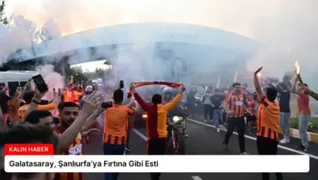 Galatasaray, Şanlıurfa’ya Fırtına Gibi Esti
