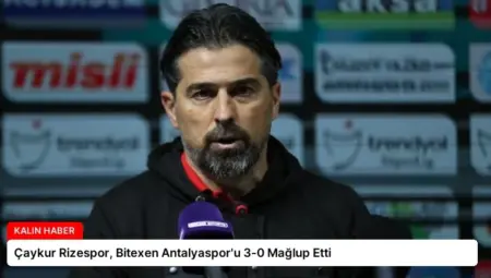 Çaykur Rizespor, Bitexen Antalyaspor’u 3-0 Mağlup Etti