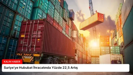 Suriye’ye Hububat İhracatında Yüzde 22,5 Artış